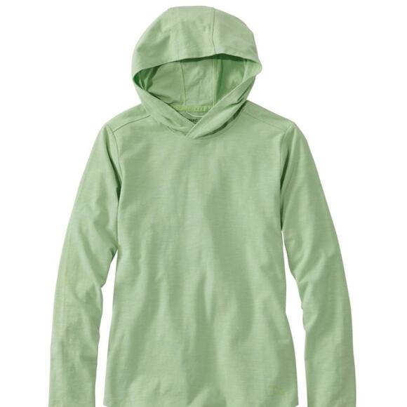 L.L .Bean Women's Insect Shield Field Hoodie Sz Lichen Green #615 - Picture 1 of 2